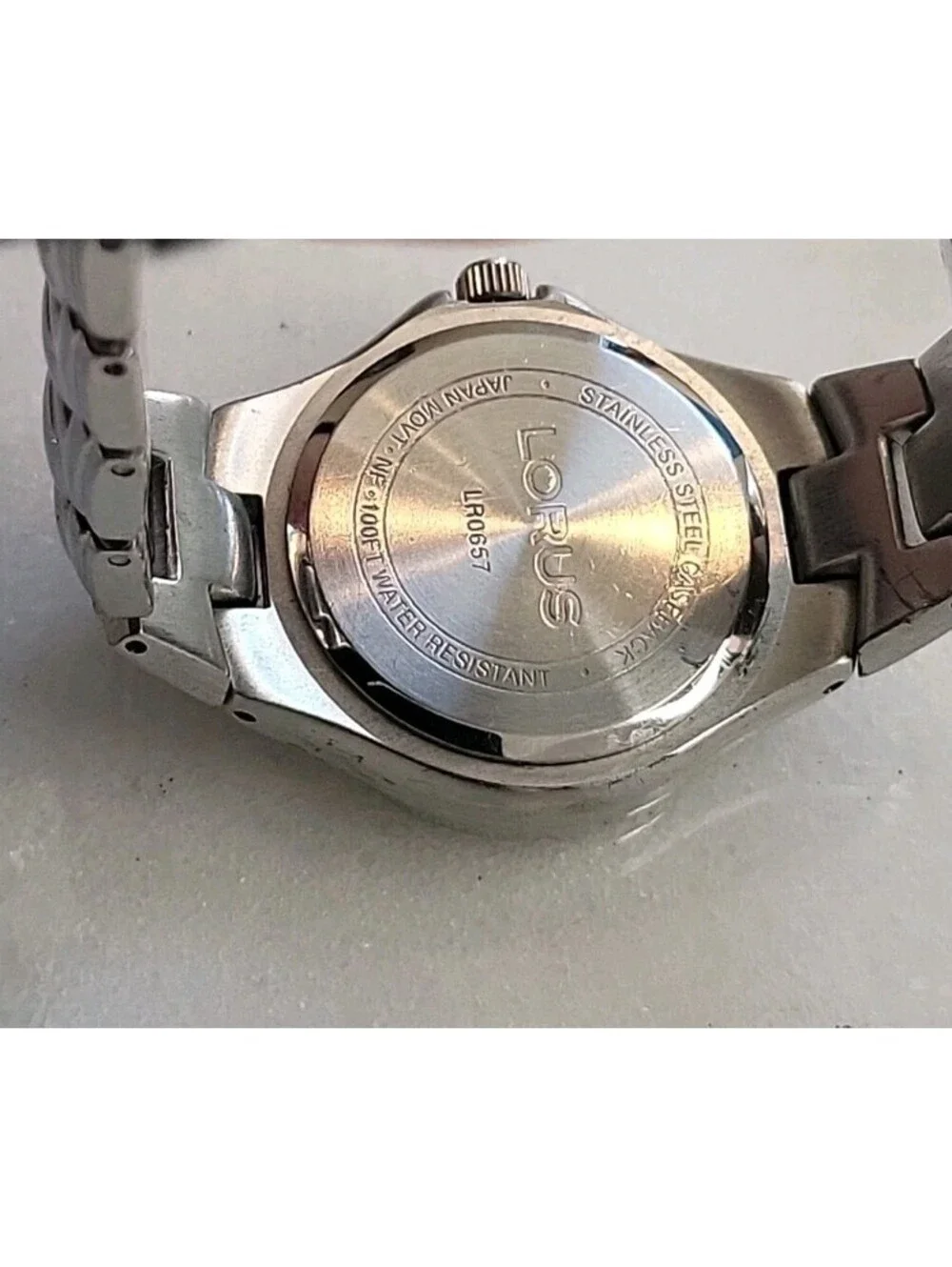 Vtg Lorus Woman’s Watch New Battery Iridescent Purple 6.25